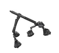 Juego de soportes de montaje en techo de coche con postes de 1,1 m y ventosas, accesorio de cámara de acción, diseño de liberación rápida, perspectiva de tercera persona