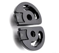 Juego de soportes de pasamanos de asiento de coche, 2 piezas para 307 405 406 para XSARA para BERLINGO 8969RA 8969RG plástico negro 7X4x4cm reemplazo