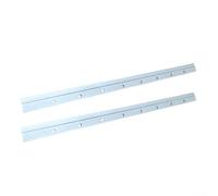 Juego de soportes de perfil Z de aluminio para colgar exhibiciones de pared, pinturas y tableros con diseño de hardware de montaje (18 pulgadas)