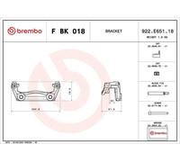 Juego de soportes de pinza de freno BREMBO para SPRINTER 4-t Furgoneta 3 2019-