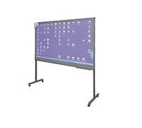 Juego de soportes metálicos con ruedas reforzados Faibo para Pizarra