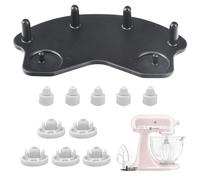 Juego de soportes para accesorios de batidora amasadora, compatibles con batidora KitchenAid y batidor plano KitchenAid, para ganchos de amasado y más