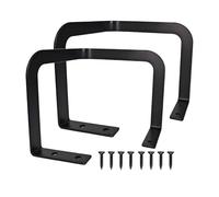 Juego de soportes para colchón: 2 pinzas de marco de cama de metal con 8 tornillos | Kit de soporte de colchón antideslizante resistente para camas Murphy, bases ajustables y reposapiés de cama en u