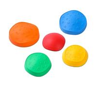 Juego de Stepping Stones - entrenador de equilibrio para niños, juguete sensorial sin deslizamiento | Actividad de coordinación divertida Juega interior al aire libre, aumenta las habilidades motoras,