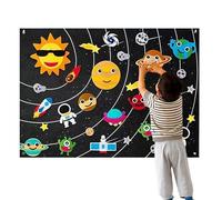 Juego de storyboard Filz con animales de granja, una pared de fieltro para el juego de aprendizaje para narración sensorial, un panel de pared sensorial para la educación y la educación de