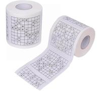 Juego de Sudoku, papel higiénico, juegos, rollo, toalla de papel, tenacidad, duradero, divertido, papel higiénico impreso, herramientas de limpieza del hogar, útiles y prácticos pañuelos higiénicos