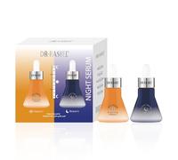 Juego de suero facial con vitamina C y retinol 2 x 30 ml - Serum facial para antienvejecimiento, suero contra arrugas - cuidado de la piel para una piel radiante y cuidada - Serum de día y noche