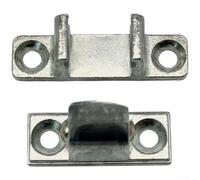 Juego de sujetadores de reparación de electrodomésticos de cocina, tornillos de bloqueo de puerta de vidrio para gancho de montaje en panel, tono plateado, 3,2 x 1,3 cm (número 3)