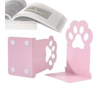 Juego De Sujetalibros, Soporte para Estantería con Diseño Moderno De Pata Gato, para Estudiantes, Profesores Y Amantes Los Libros, 2 Piezas, Estructura Hierro Resistente con Función Organizador