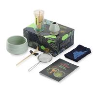 Juego de t? japon?s TEANAGOO, batidor de matcha, cuenco para matcha, batidor de matcha de bamb? (Chasen), cuchara (chashaku), soporte para batidor de