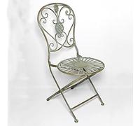 Juego de taberna para exteriores de 2 piezas, muebles de metal para jardín, mesas y sillas plegables para terraza, juego de conversación para balcón, muebles de jardín retro, asientos para mesa de caf