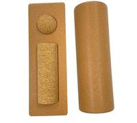 Juego de tabla de equilibrio y fortalecedor de tobillo de corcho: tabla oscilante de corcho natural 2 en 1 para adultos para fuerza y estabilidad del pie, incluye masajeador de rodillos bandas de