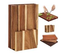 Juego De Tablas De Cortar Libro,Doble Cara Resistente A Arañazos - Tabla De Cortar Decorativa - Para Preparar Y Servir Queso Fruta Verdura Carne Picnic Y Barbacoa