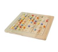 Juego de Tablero de DESAFÍO Sudoku en Madera con Bolsa de algodón