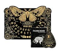 Juego De Tableros De Adivinación - Tablero De Espíritu Parlante | Adivinación con Tablero De Péndulo | De Mensajes De Madera para Juegos De Fiesta, Espiritual para Familiares Y Amigos,