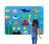 Juego De Tableros De Cuentos De Fieltro De Animales De Granja | Kit Interactivo De Actividades De Juego En La Pared, Panel De Pared Sensorial Para Niños, Educación Y Aprendizaje Temprano, Artes Y Manu