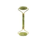Juego de tableros de piedra Gua Sha, masajeador con rodillo de jade, raspador de gouache, lifting facial, spa, cuidado de la piel, herramientas de belleza(Roller 01)