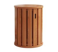 Juego de taburetes apilables, mesa auxiliar de madera, versátil como lateral, mesita de noche, mesa de café para sala de estar, dormitorio, balcón, isla de cocina