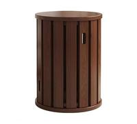 Juego de taburetes apilables, mesa auxiliar de madera, versátil como lateral, mesita de noche, mesa de café para sala de estar, dormitorio, balcón, isla de cocina