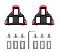 Juego de tacos de bicicleta compatibles con pedales Shimano SPD-SL, tacos de bicicleta de 0°, juego de placas de zapatos para bicicleta de carreras, pedales, placas de pedales, para bicicletas de