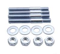 Juego de tacos de carburador de metal para Holley y para colector de admisión Edelbrock, 4 piezas con tamaños de 5/16 pulgadas x 2 pulgadas, 1-1/2 pulgadas y 1-3/8 pulgadas, resistente al desgaste y