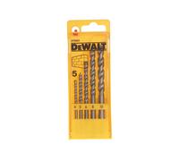 Juego De Taladros Para Masonería DEWALT. 5 Piezas DEWDT6952QZ