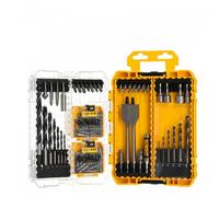 Juego de taladros y atornilladores DeWalt de 100 piezas, estuche resistente DT70785