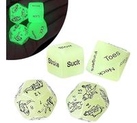 Juego de Tallas Luminosas de 4 Juegos de Fiesta Dados de Juego Juegos para Parejas,-Adecuado para Diferentes Ocasiones.