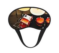 Juego de tambores con impresión estándar ajustable para dormir, cómodo, sin presión y transpirable, antifaz para dormir