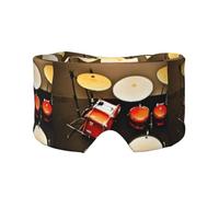 Juego de tambores con impresión estándar para viajes, orejeras para ojos y oídos, bloqueo de ruido y cobertura de luz, ayuda para dormir