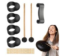 Juego de tambores de lluvia musical: juego de tambores de lengüeta, accesorios de tambor de mano | Instrumentos de percusión de tambor, sensibilidad e instrumento de percusión perfeccionado po