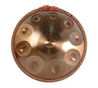 Juego de tambores de mano, 12 notas de acero con bolsa de transporte para un rendimiento profesional, instrumento de percusión para adultos