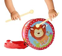 Juego de tambores para niños,Instrumento de Educación Temprana - Juego de instrumentos de juguete de banda ajustable de 15 cm - para niños y niñas de 2-5 años de educación temprana cumpleaños Inicio