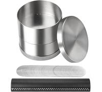 Juego de tamices de clasificación de diamantes de precisión portátiles, tamices profesionales de clasificación de diamantes, diámetro 65/80 mm opcional, tamiz de diamantes de acero inoxidable for clas