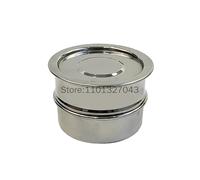 Juego de tamices de prueba de acero inoxidable de 10 cm con tapa y fondo for muestreo e inspección en laboratorio(500mesh(0.0308mm))