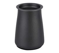 Juego de tamiz de café Tamiz de tamiz de Polvo de café de Malla Fina de Acero Inoxidable con Taza y Tapa para harina de café Tamizado Filtros de café Accesorios para Molinillo(Negro)