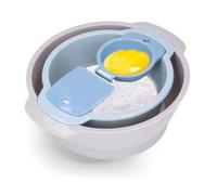 Juego de Tamiz de Polen de 4 Piezas, Bandeja de Tamizado con Malla, Tamices Apilables para Cocina y Repostería