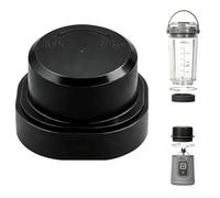 Juego de tapa de hoja y tapa de recipiente para batidora Ninja Blast portátil, protección a prueba de fugas para serie BC100/BC151 (no para BC200) (negro)