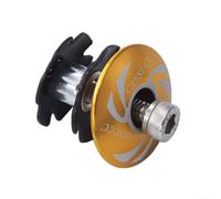 Juego de tapa superior para auriculares de bicicleta de aleación de aluminio y tuerca de estrella para vástago de horquilla sin rosca de 1-1/8 pulgadas, cubierta de auriculares de bicicleta con perno