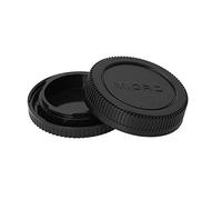 Juego de tapa trasera de lente para cámara, montaje de tornillo para protección, color negro, repuesto para Olympus para capó, protector de zapata caliente, juego frontal de montaje de tornillo para