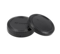 Juego de tapas de cámara y tapa trasera de objetivo compatible con Fujifilm X - Tapas protectoras para cámara y objetivo