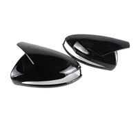Juego de Tapas de Espejo Lateral Compatible con Mercedes Benz C GLC SE Clase W205 X253 W222 W213 W238 Reemplazo de tapas cubierta espejo retrovisor lateral carbono negro(Black-2)