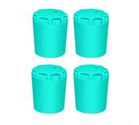 Juego de tapas de extremo de caña de pescar de silicona, 4 protectores para asas de cola, elástico y cómodo de usar (2)