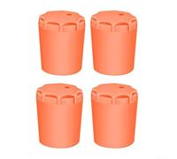 Juego de tapas de extremo de caña de pescar de silicona, 4 protectores para asas de cola, elástico y cómodo de usar(15)