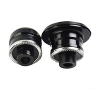 Juego de tapas de extremo de conversión de cubo de bicicleta, adaptador de eje pasante de liberación rápida, delantero de 100 mm y trasero de 135-142 mm para componentes de bicicleta de carretera de
