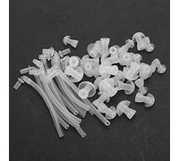 Juego de Tapones para Audífonos de 30 Piezas, Cúpula de Puntas para Oídos con Tubo de Sonido de 10 Piezas, Accesorios para Audífonos para Todas las Edades