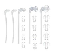 Juego de tapones para los oídos 15 en 1, cúpulas de silicona para audífonos, tubos de tapones para los oídos, audífonos, cúpulas de almohadillas para los oídos, cúpula de
