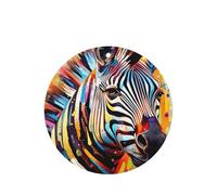 Juego de tarjetas de ambientador de coche con diseño de cebra de animales abstractos, ambientador colgante con aroma a lavanda, 10/24 piezas