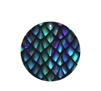 Juego de tarjetas de ambientador de coche redondas con diseño de escamas de dragón mágico 3D, ambientador colgante con aroma a lavanda, 10/24 piezas