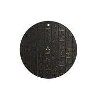 Juego de tarjetas de ambientador de coche redondas de jeroglífico egipcio antiguo, ambientador colgante con aroma a lavanda, 10/24 piezas